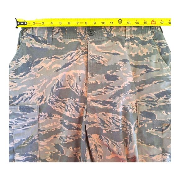 Military US Air Force Pants Men's 34R Combat Camo Utility Cargo Trouser Fatigues - Picture 6 of 14